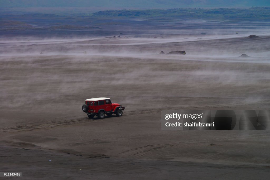 A classic and easiest way to do Bromo Tengger Semeru National Park was by jeep ride. Just sit on jeep and even sleep along the way go - from the most stunning sunrise sightseeing at Penanjakan or roaming the misty fog at Pasir Berbisik.