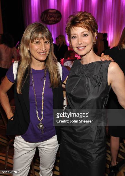 Director Catherine Hardwicke and actress Sharon Lawrence attend Variety's 1st Annual Power of Women Luncheon at the Beverly Wilshire Hotel on...