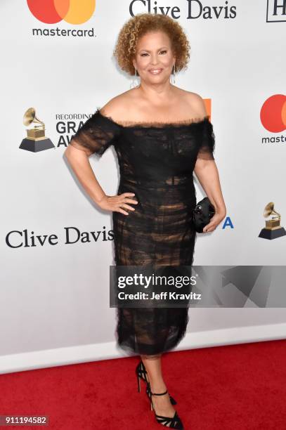 Of BET, Debra L. Lee attends the Clive Davis and Recording Academy Pre-GRAMMY Gala and GRAMMY Salute to Industry Icons Honoring Jay-Z on January 27,...
