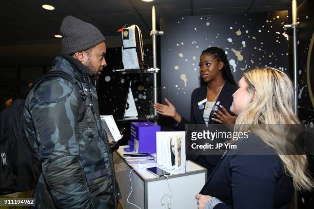 Musican Shaggy attends the GRAMMY Gift Lounge during the 60th Annual GRAMMY Awards at Madison Square Garden on January 27, 2018 in New York City.