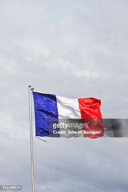 flag of france, - french flag stock pictures, royalty-free photos & images