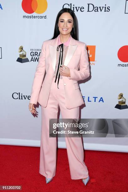 Recording artist Kacey Musgraves attends the Clive Davis and Recording Academy Pre-GRAMMY Gala and GRAMMY Salute to Industry Icons Honoring Jay-Z on...