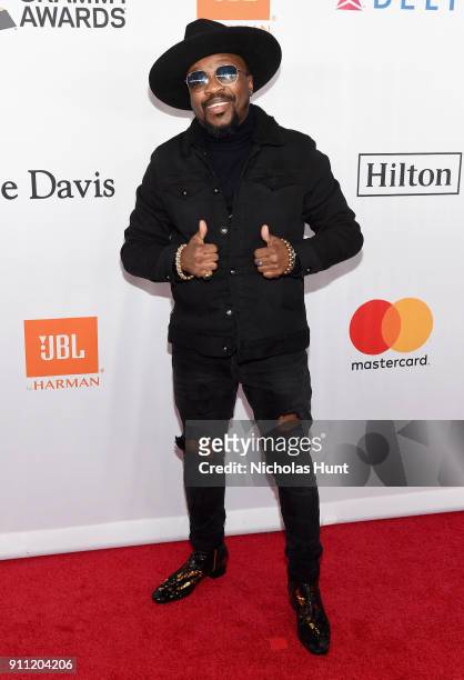 Recording artist Anthony Hamilton attends the Clive Davis and Recording Academy Pre-GRAMMY Gala and GRAMMY Salute to Industry Icons Honoring Jay-Z on...