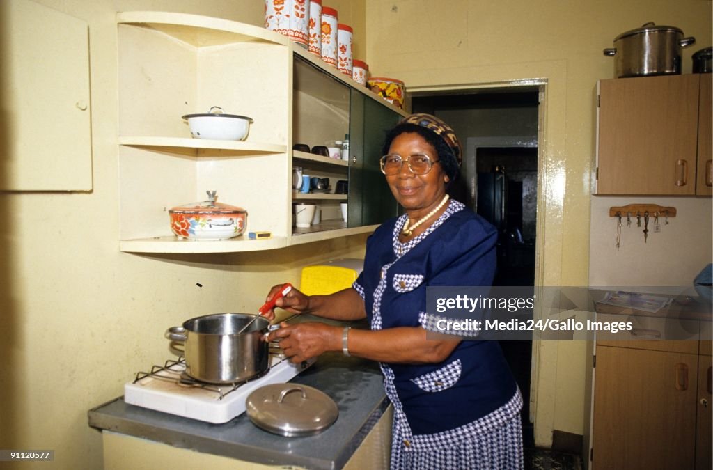 Former President Nelson Mandela's first wife Evelyn Mandela.