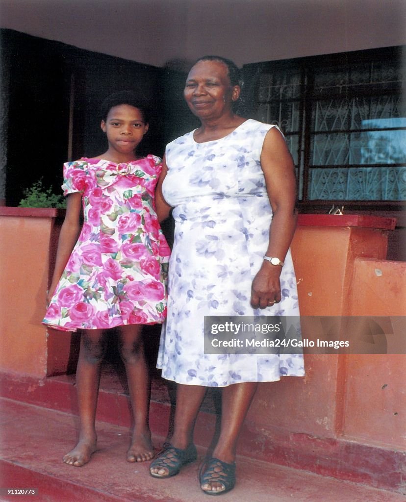 Former President Nelson Mandela's first wife, Evelyn Mandela.