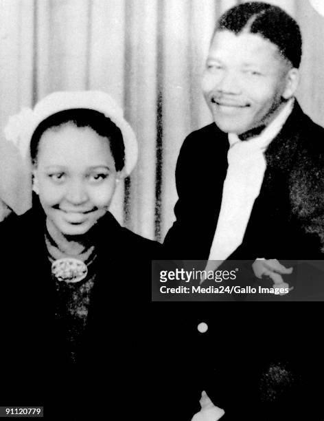 Former President Nelson Mandela and his wife Winnie.