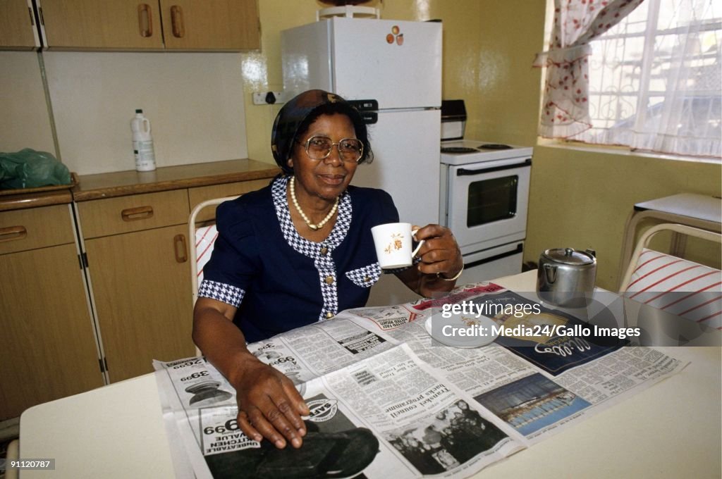 Former President Nelson Mandela's first wife Evelyn Mandela.