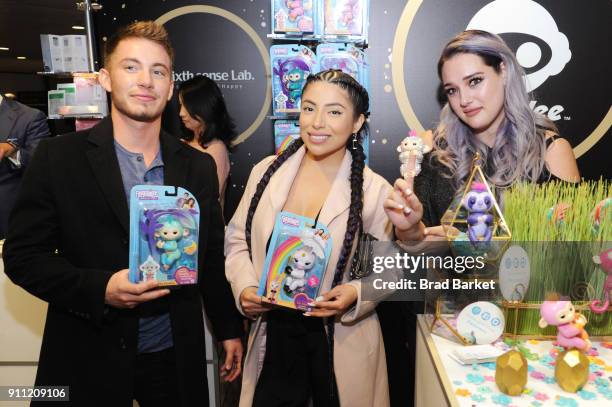 Internet personality Jessenia Vice Gallegos attends the GRAMMY Gift Lounge during the 60th Annual GRAMMY Awards at Madison Square Garden on January...