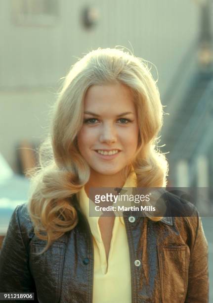 American actress Barbara Sigel poses for a portrait on the Universal Studios lot circa November, 1970 in Universal City, California.