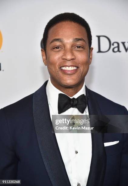 Personality Don Lemon attends the Clive Davis and Recording Academy Pre-GRAMMY Gala and GRAMMY Salute to Industry Icons Honoring Jay-Z on January 27,...