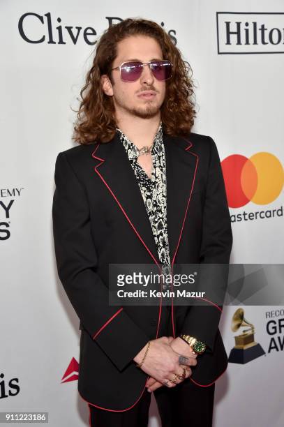 Recording artist Andrew Watt attends the Clive Davis and Recording Academy Pre-GRAMMY Gala and GRAMMY Salute to Industry Icons Honoring Jay-Z on...