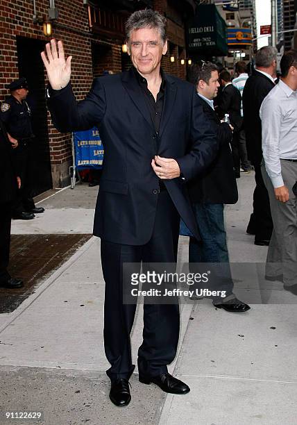 Television personality Craig Ferguson visits the ''Late Show with David Letterman'' at the Ed Sullivan Theater on September 24, 2009 in New York City.