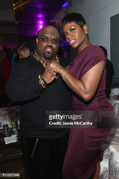 CeeLo Green and Fantasia Barrino attend Primary Wave Entertainment's 12th Annual Pre-Grammy Party on January 27, 2018 in New York City.