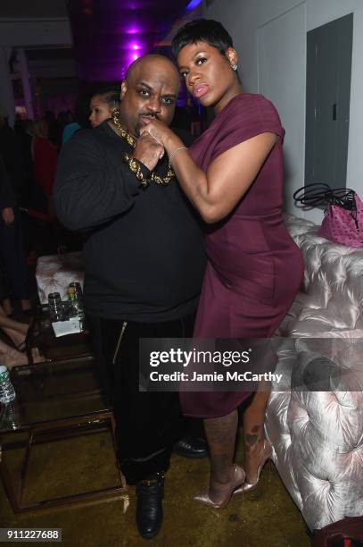 CeeLo Green and Fantasia Barrino attend Primary Wave Entertainment's 12th Annual Pre-Grammy Party on January 27, 2018 in New York City.