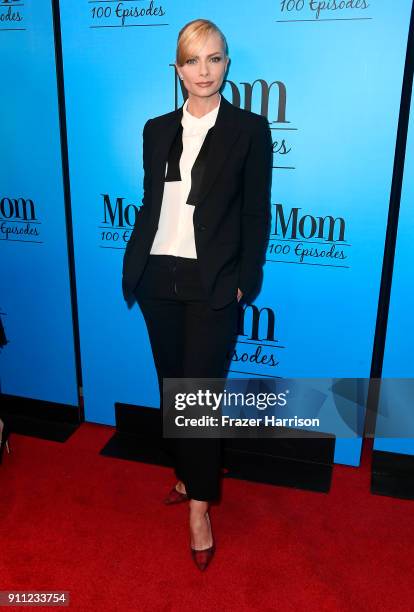 Jaime Pressly attends CBS And Warner Bros. Television's "Mom" Celebrates 100 Episodes at TAO Hollywood on January 27, 2018 in Los Angeles, California.