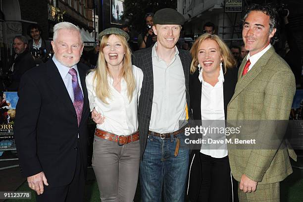 Sir Derek Jacobi, Lucy Akhurst, Chaz Oldham, Emma Thompson and Greg Wise attend the UK Premiere of 'Morris: A Life With Bells On' at the Prince...