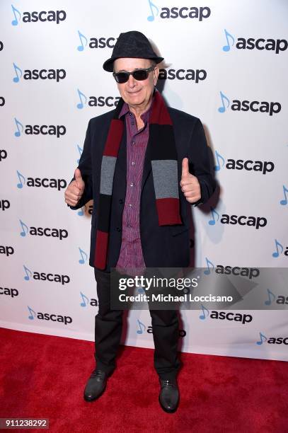 Composer Antonio Adolfo attends the 2018 ASCAP Grammy Nominees Reception at the The Top of The Standard in The Standard Hotel on January 27, 2018 in...