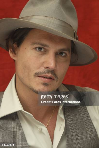 Johnny Depp at the Peninsula Hotel in Chicago, Ilinois on June 19, 2009. Reproduction by American tabloids is absolutely forbidden.