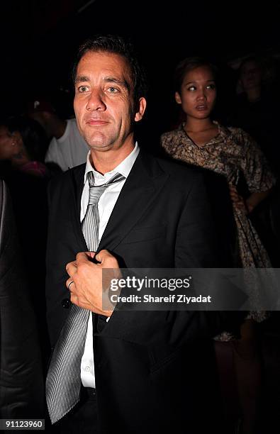 Actor Clive Owen seen during Sean Pecas Birthday Celebration at Pink Elephant on September 23, 2009 in New York City.