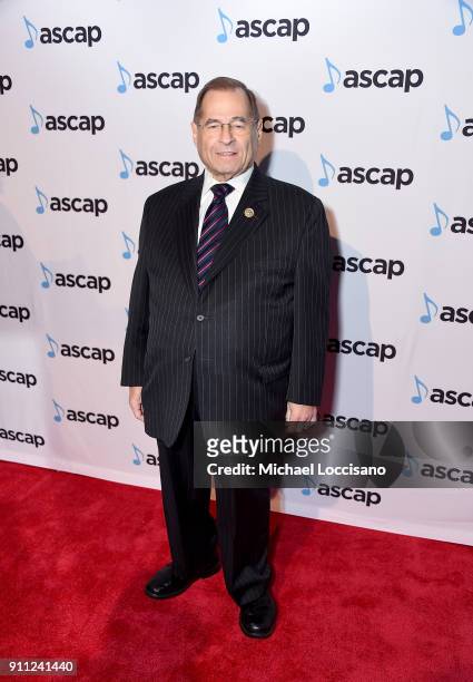 Rep. Jerrold Nadler attends the 2018 ASCAP Grammy Nominees Reception at the The Top of The Standard in The Standard Hotel on January 27, 2018 in New...