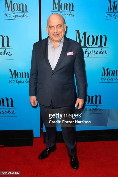 Jonny Coyne attends CBS And Warner Bros. Television's "Mom" Celebrates 100 Episodes at TAO Hollywood on January 27, 2018 in Los Angeles, California.