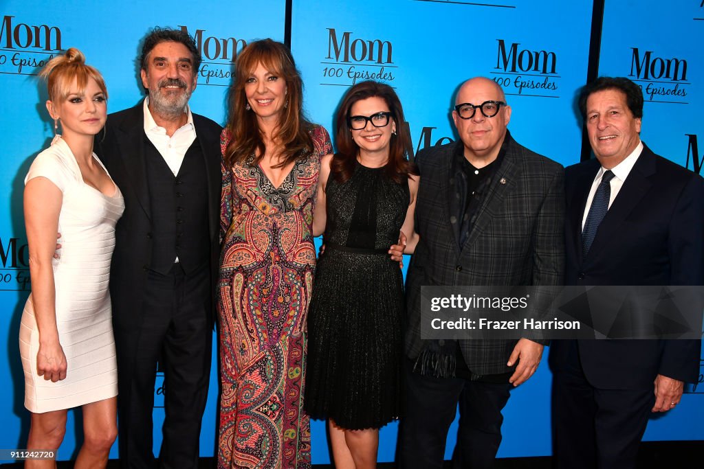 Anna Faris, Chuck Lorre, Allison, Gemma Baker, Eddie Gorodetsky