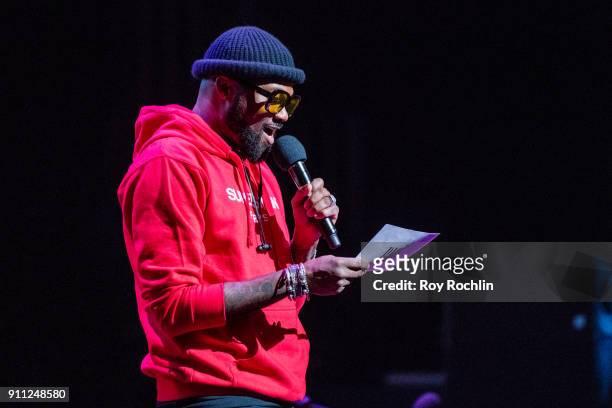 Wardell Malloy from BMI on stage during BMI's How I Wrote That Song 2018 on January 27, 2018 in New York City.