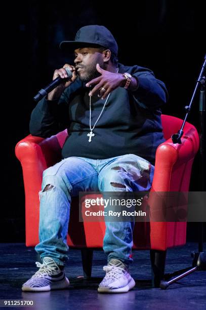 Rodney Jerkins discusses his creative process during BMI's How I Wrote That Song 2018 on January 27, 2018 in New York City.