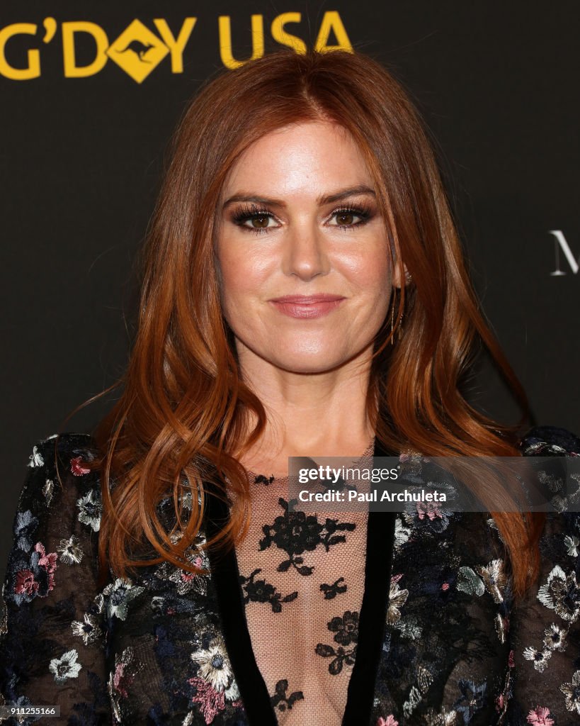 2018 G'Day USA Los Angeles Black Tie Gala - Arrivals
