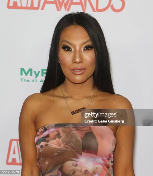 Adult film actress/director Asa Akira attends the 2018 Adult Video News Awards at the Hard Rock Hotel & Casino on January 27, 2018 in Las Vegas,...