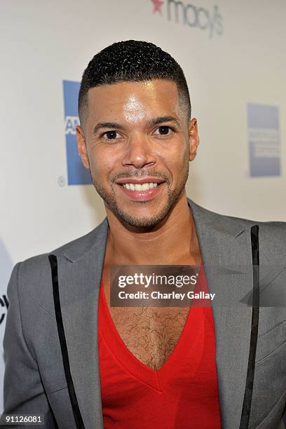 Actor Wilson Cruz arrives at the Macy's Passport gala held at Barker Hangar on September 24, 2009 in Santa Monica, California.