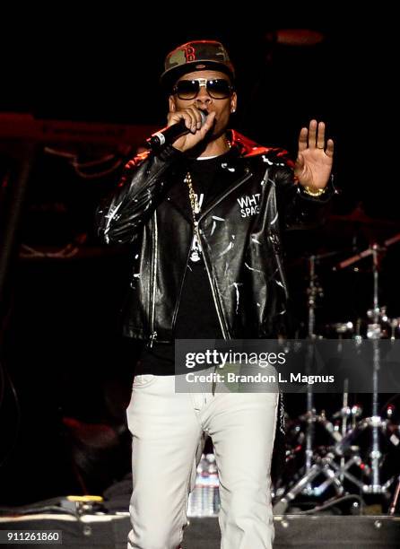 Singer Ronnie DeVoe of Bell Biv DeVoe performs at the Mandalay Bay Events Center on January 27, 2018 in Las Vegas, Nevada.