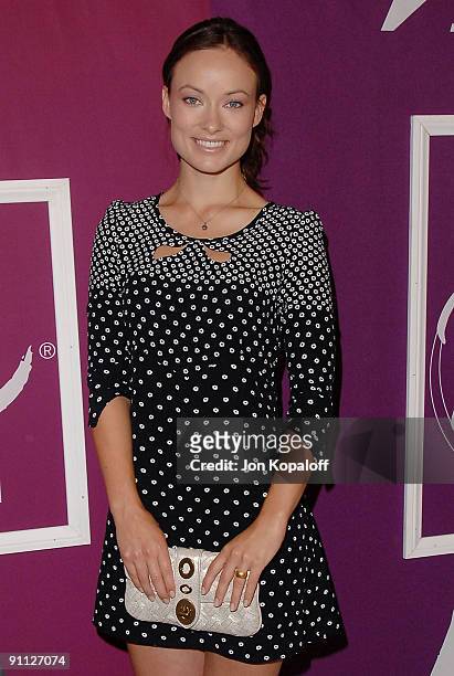 Actress Olivia Wilde arrives at Variety's 1st Annual Power Of Women Luncheon at The Beverly Wilshire Hotel on September 24, 2009 in Beverly Hills,...