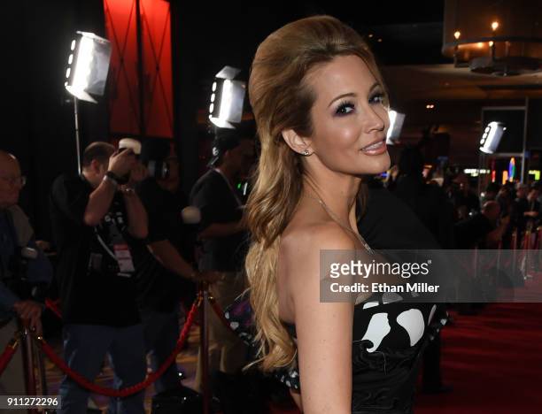 Adult film actress/director jessica drake attends the 2018 Adult Video News Awards at the Hard Rock Hotel & Casino on January 27, 2018 in Las Vegas,...