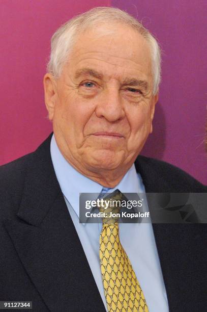 Director Garry Marshall arrives at Variety's 1st Annual Power Of Women Luncheon at The Beverly Wilshire Hotel on September 24, 2009 in Beverly Hills,...