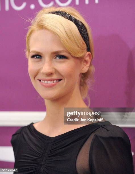 Actress January Jones arrives at Variety's 1st Annual Power Of Women Luncheon at The Beverly Wilshire Hotel on September 24, 2009 in Beverly Hills,...