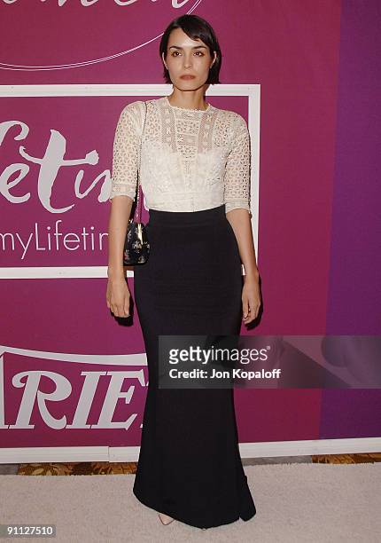 Actress Olivia Wilde arrives at Variety's 1st Annual Power Of Women Luncheon at The Beverly Wilshire Hotel on September 24, 2009 in Beverly Hills,...