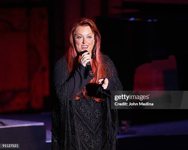 Wynonna performs at The Mountain Winery on September 24, 2009 in Saratoga, California.