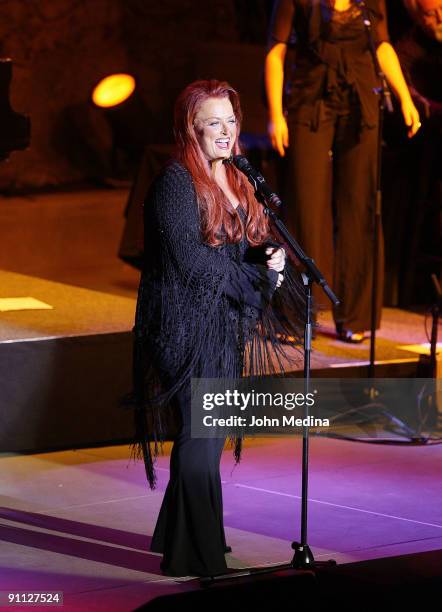 Wynonna performs at The Mountain Winery on September 24, 2009 in Saratoga, California.