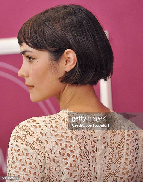 Actress Shannyn Sossamon arrives at Variety's 1st Annual Power Of Women Luncheon at The Beverly Wilshire Hotel on September 24, 2009 in Beverly...