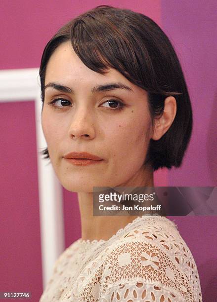 Actress Shannyn Sossamon arrives at Variety's 1st Annual Power Of Women Luncheon at The Beverly Wilshire Hotel on September 24, 2009 in Beverly...