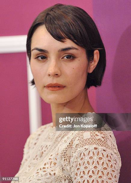 Actress Shannyn Sossamon arrives at Variety's 1st Annual Power Of Women Luncheon at The Beverly Wilshire Hotel on September 24, 2009 in Beverly...