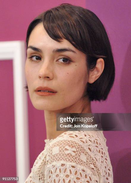 Actress Shannyn Sossamon arrives at Variety's 1st Annual Power Of Women Luncheon at The Beverly Wilshire Hotel on September 24, 2009 in Beverly...
