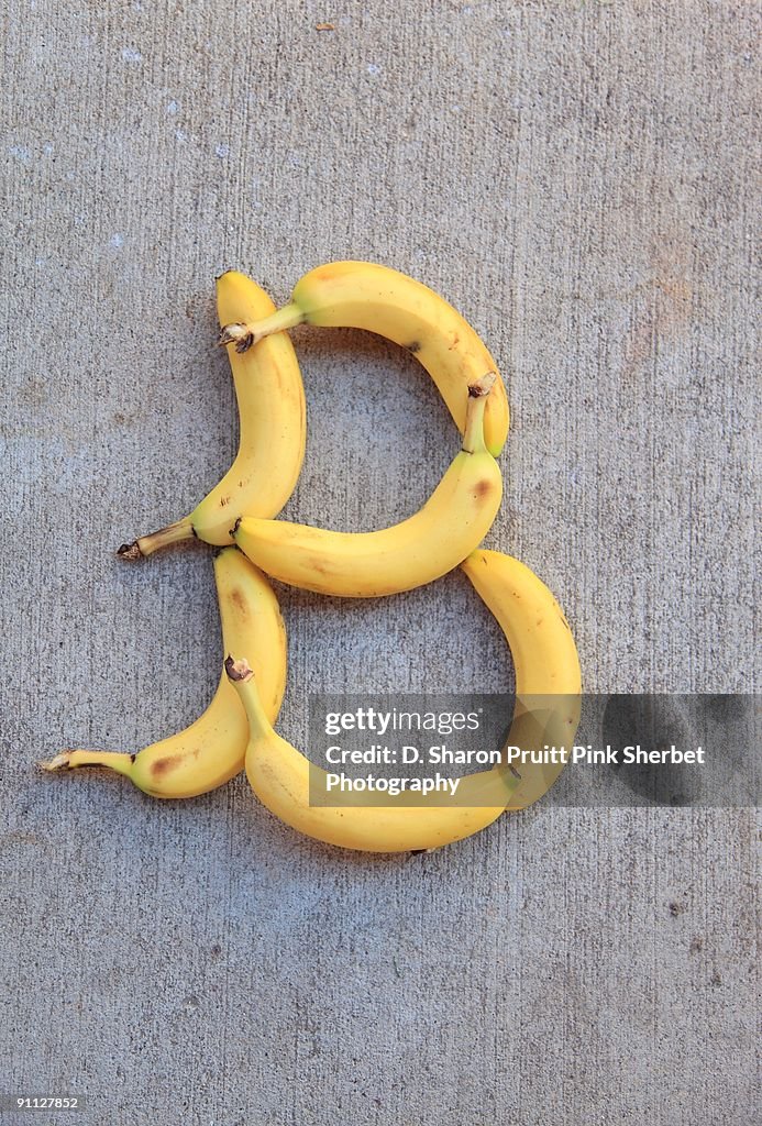 Letter B for Bananas