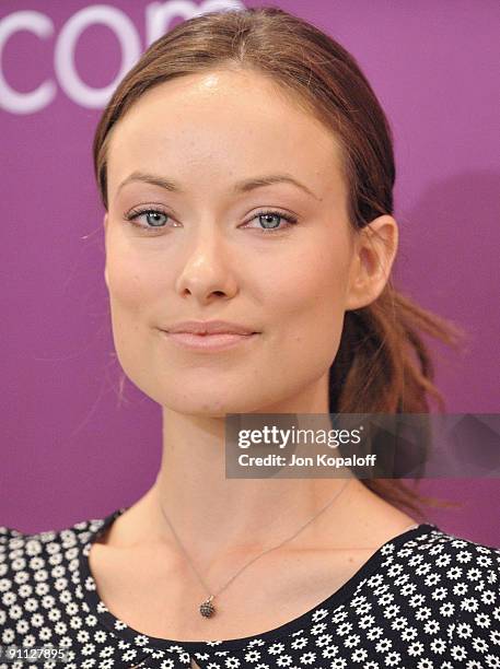 Actress Olivia Wilde arrives at Variety's 1st Annual Power Of Women Luncheon at The Beverly Wilshire Hotel on September 24, 2009 in Beverly Hills,...