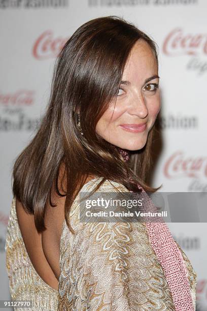 Camila Raznovich attends 'Tribute To Fashion' charity event as part of the Milan Womenswear Fashion Week Spring/Summer 2010 at the Milano Fashion...