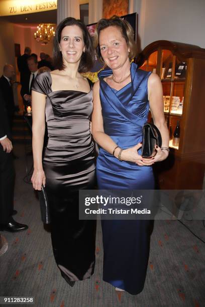 Katja Suding and Anna von Treuenfels during the press ball Hamburg at Hotel Atlantik on January 27, 2018 in Hamburg, Germany.