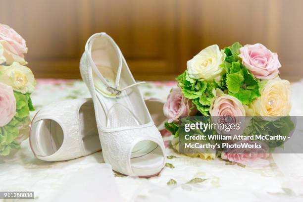 bridal shoe - malta wedding stock pictures, royalty-free photos & images