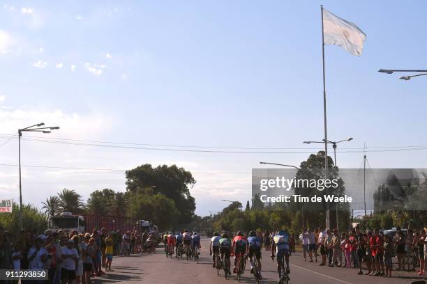 36th Tour of San Juan 2018 / Stage 6 Landscape / Peloton / Fans / Public / San Juan-Cantoni-Difunta Correa - San Juan-Cantoni / Vuelta a San Juan /