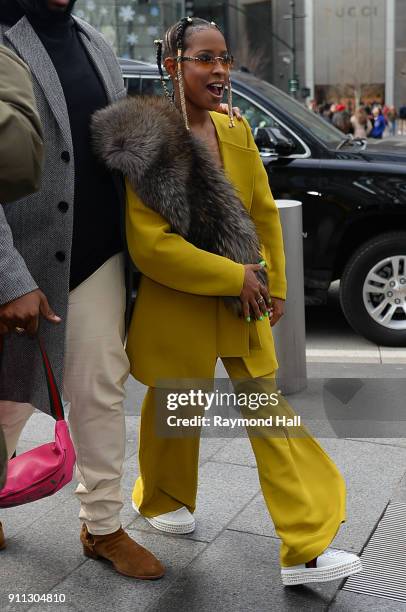 Dej Loaf attends Roc Nation THE BRUNCH on January 27, 2018 in New York City.